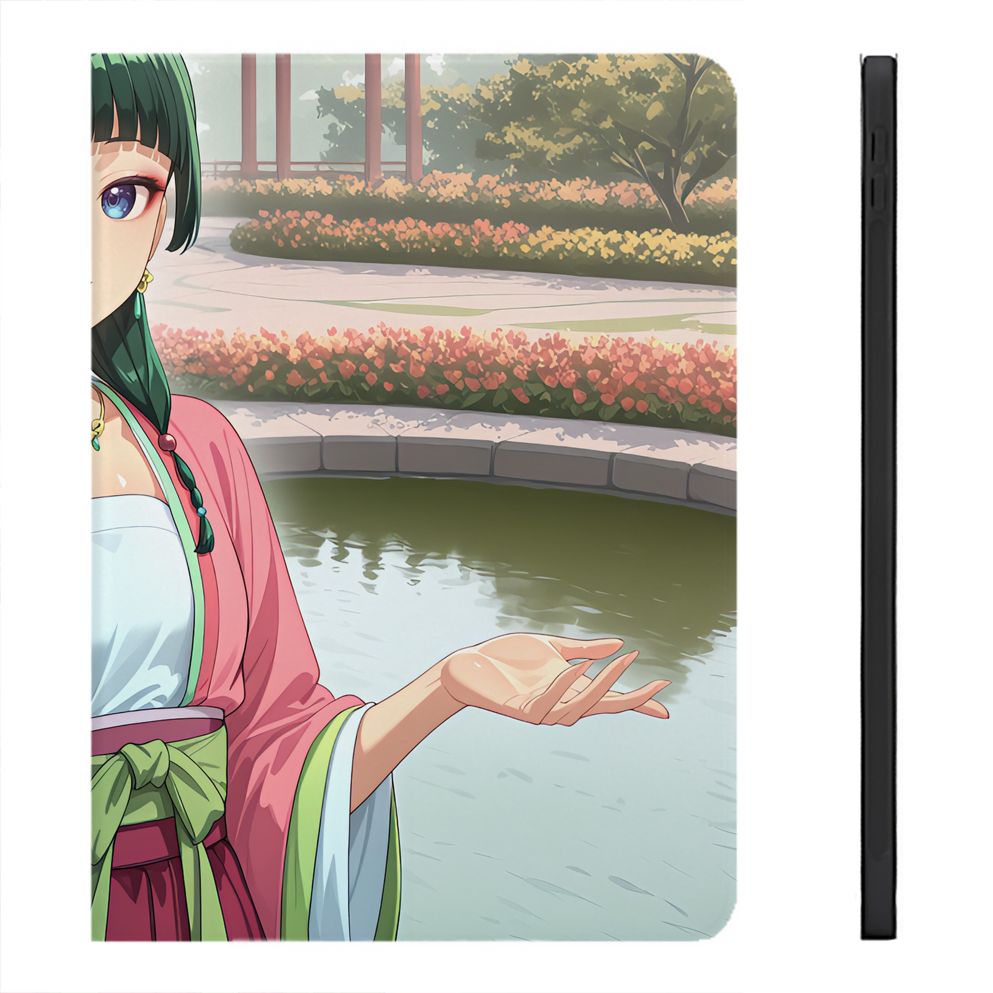 （画像用） 薬屋のひとりごと The Apothecary Diaries IPadケース ペンホルダー付き ブックスタイルデザイン